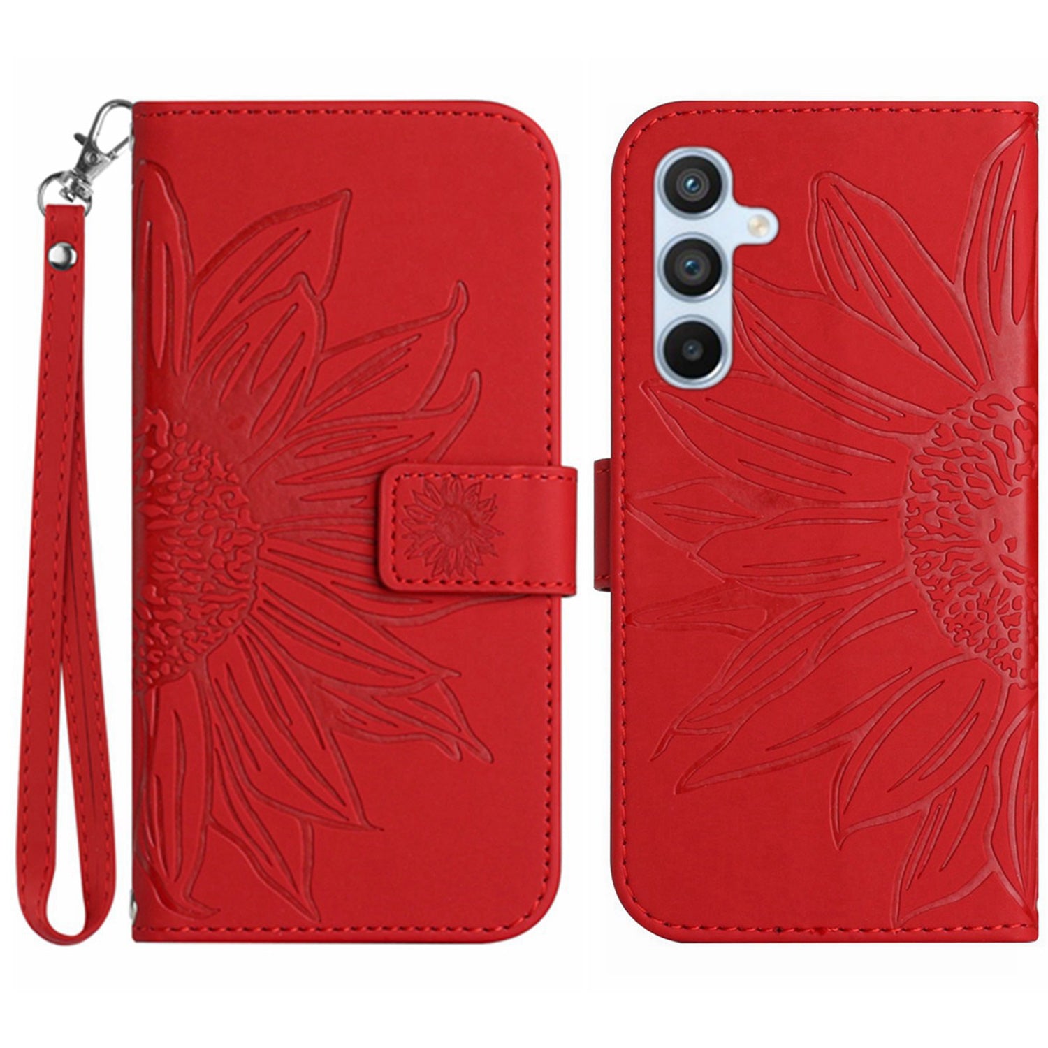 HT04 For Samsung Galaxy A05s 4G Cover Imprinted Wallet Stand Leather Phone Case with Hand Strap HT04 For Samsung Galaxy A05s 4G Cover Imprinted Wallet Stand Leather Phone Case with Hand Strap